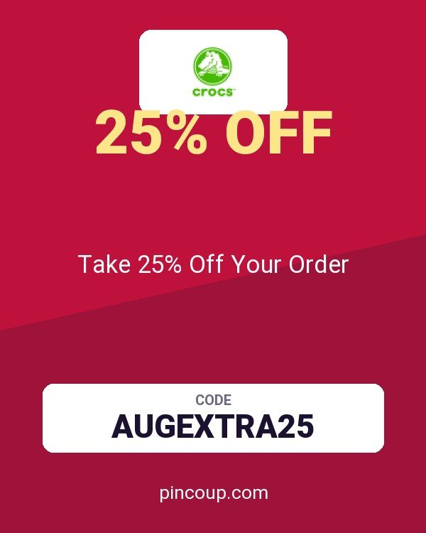 Crocs coupon: Take 25% Off Your Order