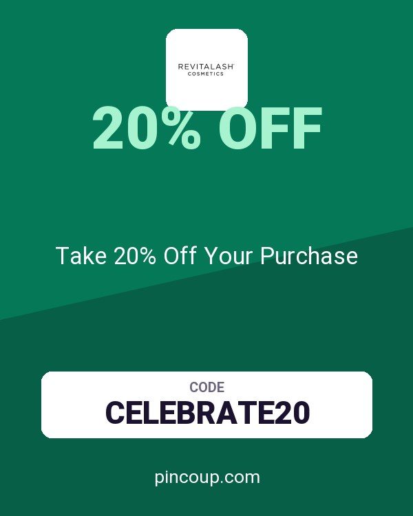 RevitaLash Cosmetics coupon: Take 20% Off Your Purchase