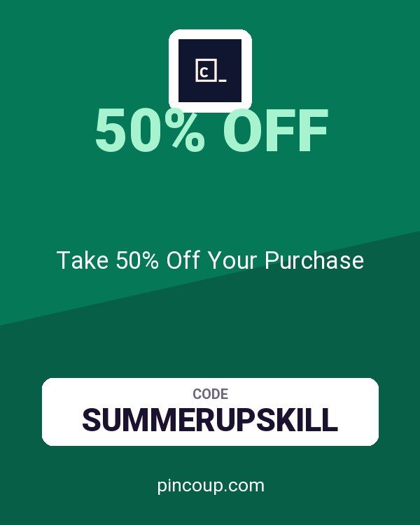 Codecademy coupon: Take 50% Off Your Purchase