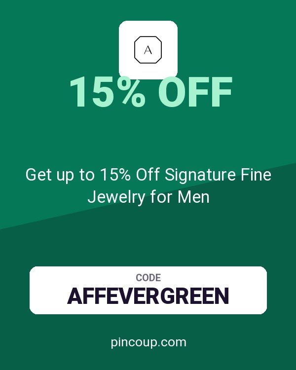 Angara coupon: Get up to 15% Off Signature Fine Jewelry for Men