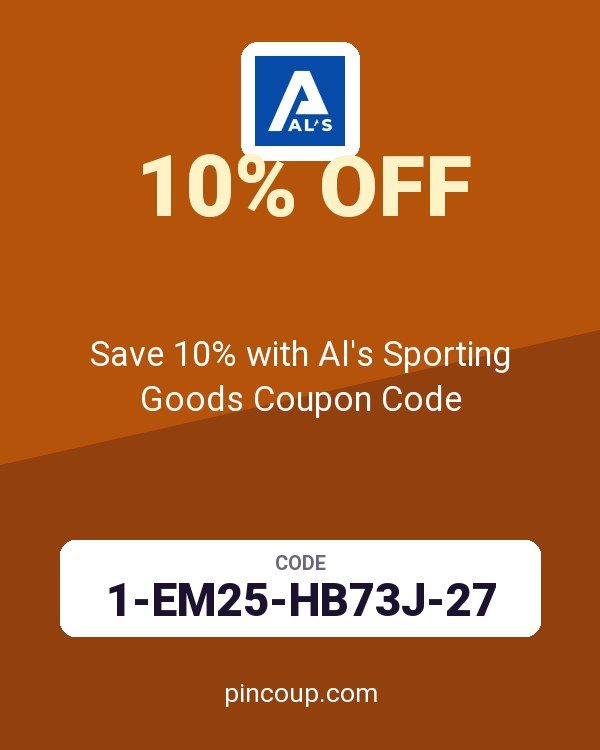 Als.com: Save 10% with Al's Sporting Goods Coupon Code