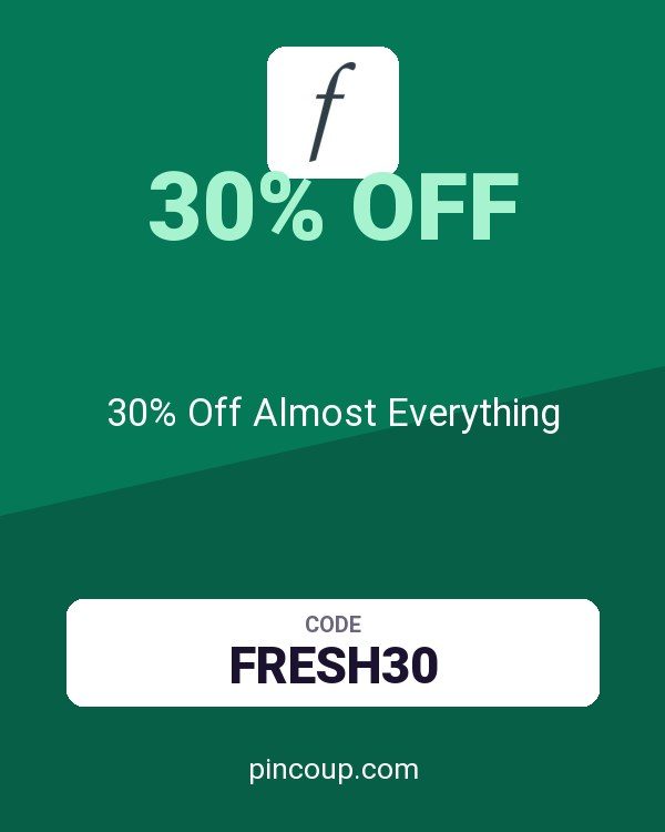 Fresh CA coupon: 30% Off Almost Everything