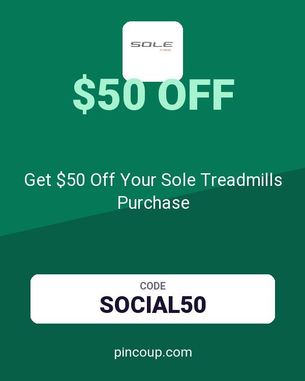 Sole Fitness coupon: Get $50 Off Your Sole Treadmills Purchase