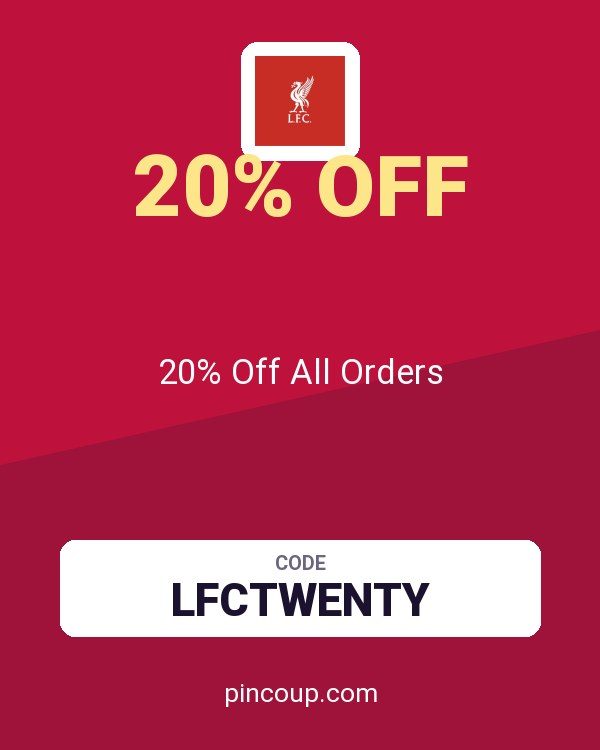 Liverpool FC coupon: 20% Off All Orders