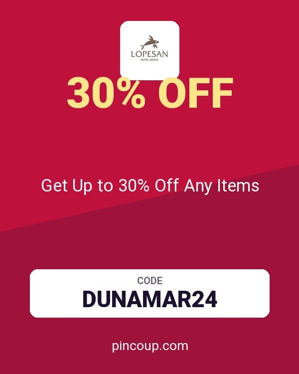 Lopesan coupon: Get Up to 30% Off Any Items