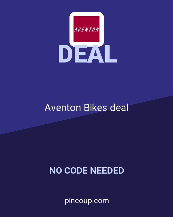 Aventon Bikes deal