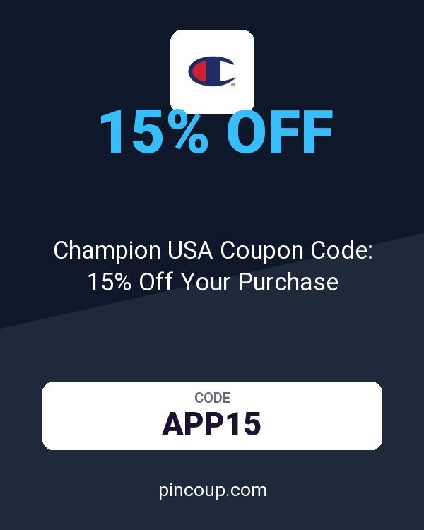 ChampionUSA.com: Champion USA Coupon Code: 15% Off Your Purchase