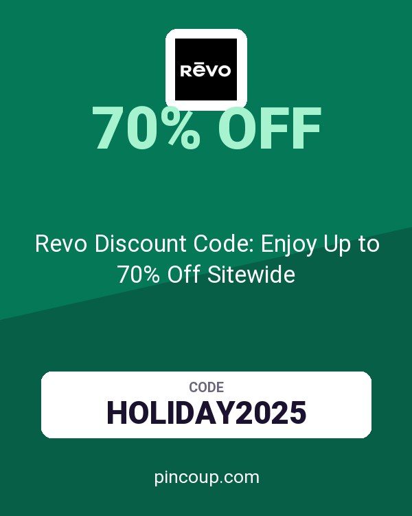 Revo Discount Code: Enjoy Up to 70% Off Sitewide