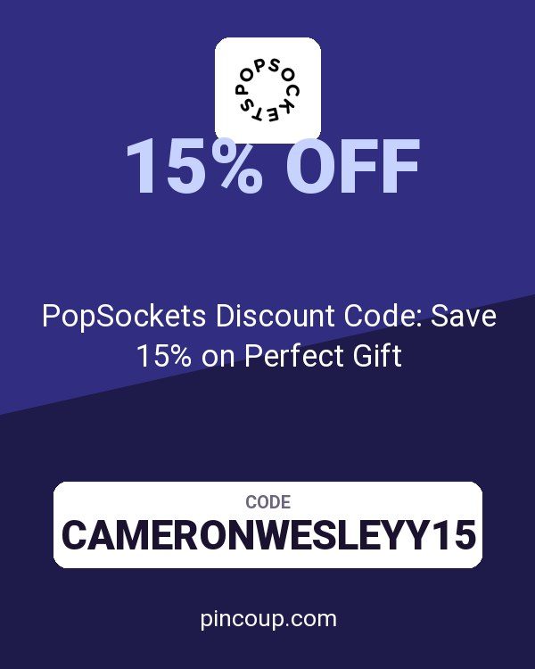 PopSockets Discount Code: Save 15% on Perfect Gift