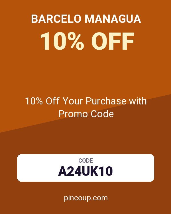 Barcelo Managua coupon: 10% Off Your Purchase with Promo Code