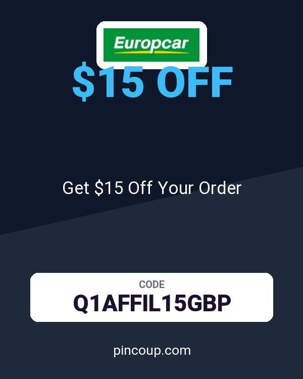 Europcar_AU NZ coupon: Get $15 Off Your Order