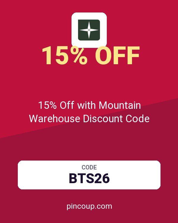 15% Off with Mountain Warehouse Discount Code