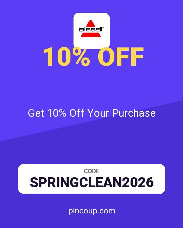 Bissell coupon: Get 10% Off Your Purchase