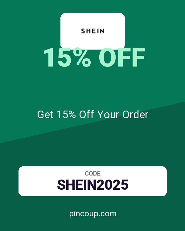 Shein coupon: Get 15% Off Your Order
