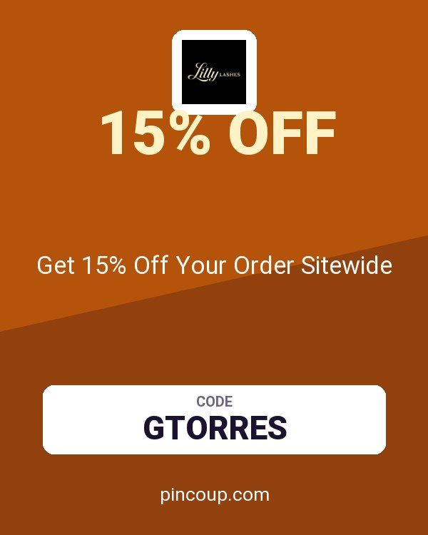 Lilly Lashes coupon: Get 15% Off Your Order Sitewide