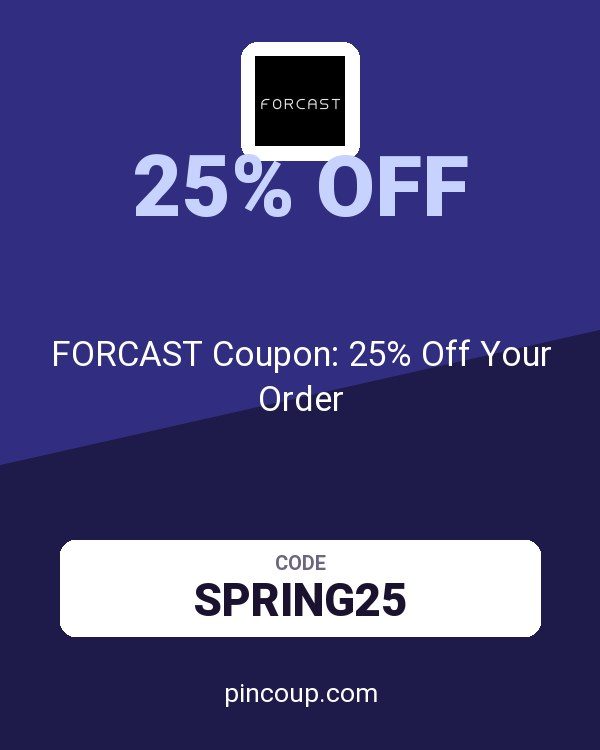 FORCAST Coupon: 25% Off Your Order