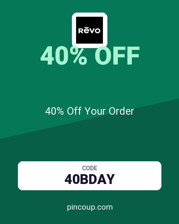 Revo coupon: 40% Off Your Order