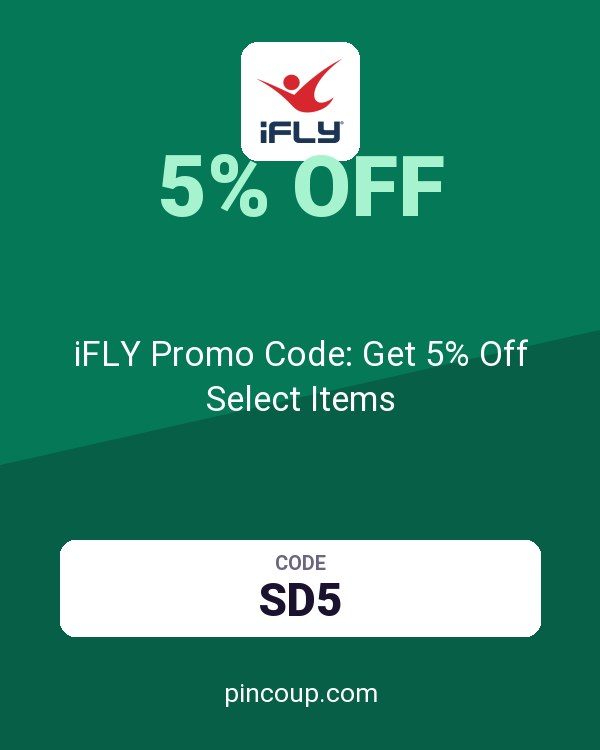 iFLY Indoor Skydiving coupon: iFLY Promo Code: Get 5% Off Select Items
