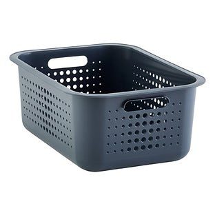 SmartStore™ Large Nordic Basket Charcoal at The Container Store