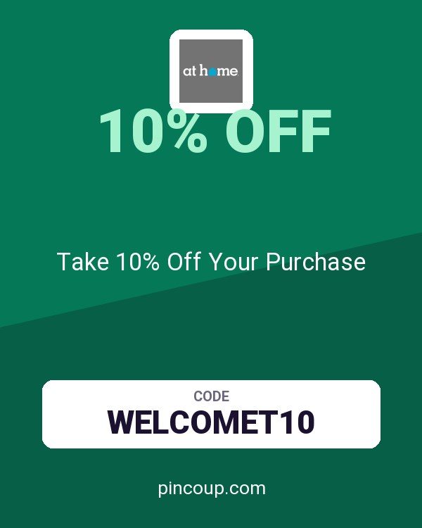 At Home coupon: Take 10% Off Your Purchase