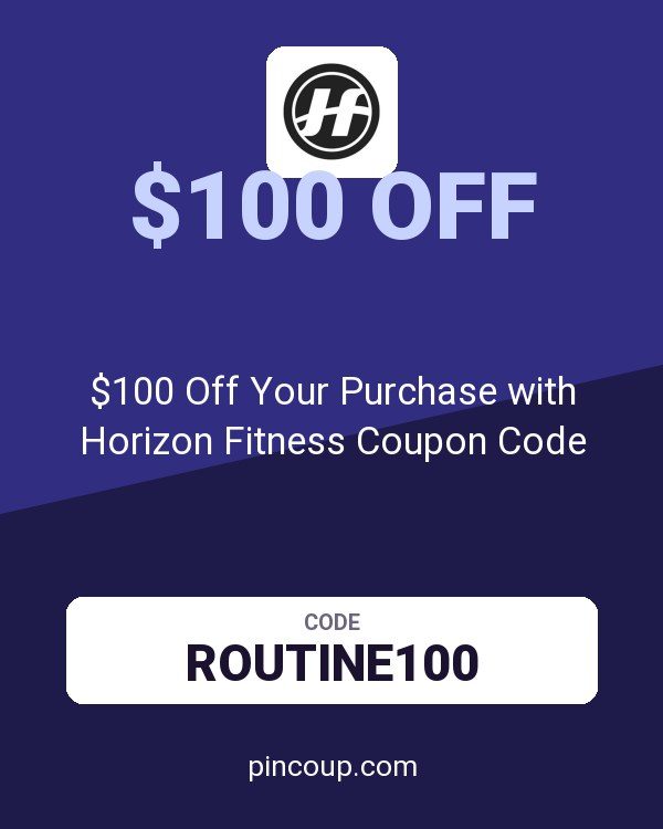 $100 Off Your Purchase with Horizon Fitness Coupon Code