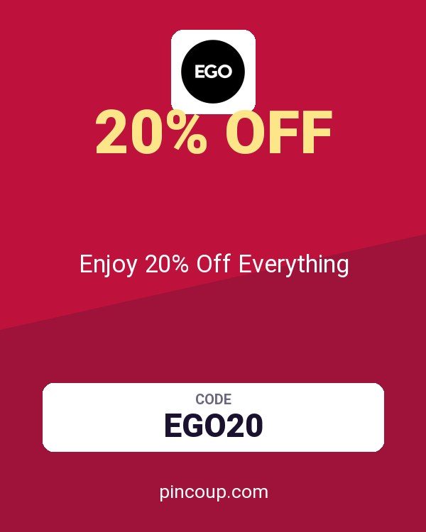 Ego (US & CA) coupon: Enjoy 20% Off Everything