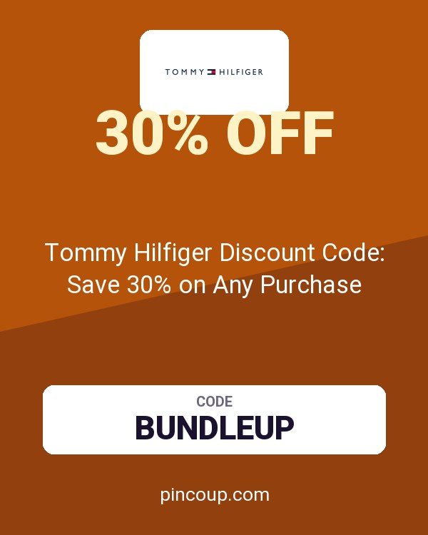 Tommy Hilfiger Discount Code: Save 30% on Any Purchase