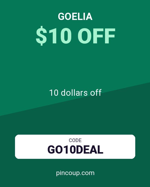 GOELIA coupon: 10 dollars off
