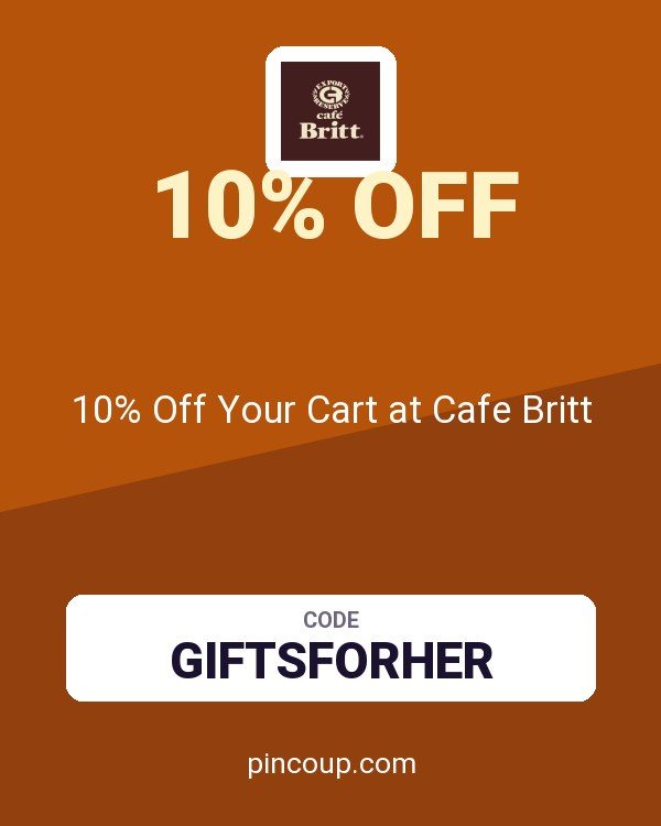 10% Off Your Cart at Cafe Britt