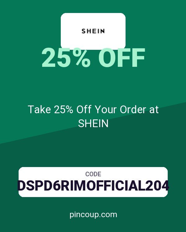 Take 25% Off Your Order at SHEIN