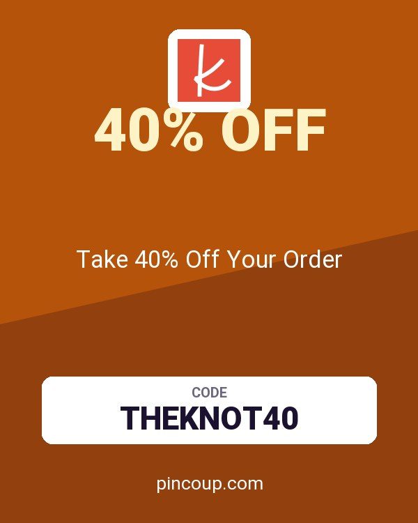 The Knot coupon: Take 40% Off Your Order