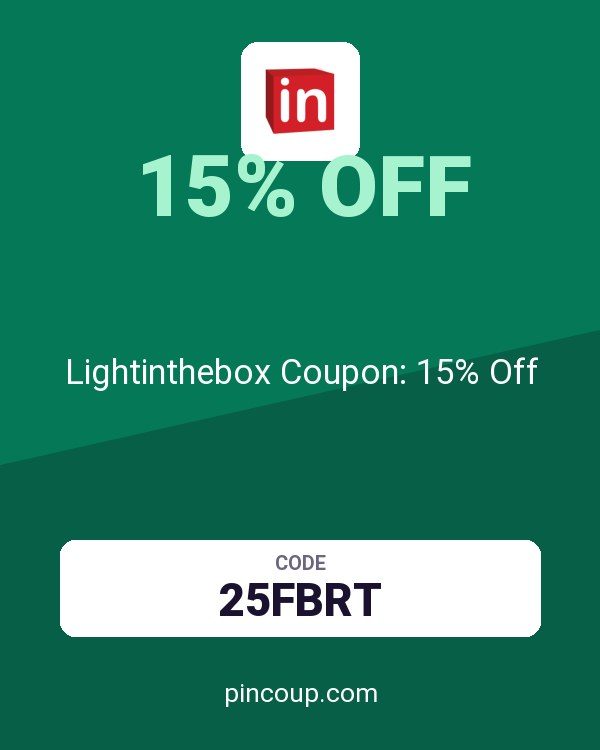 Lightinthebox Coupon: 15% Off