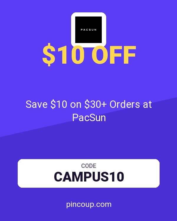 Save $10 on $30+ Orders at PacSun