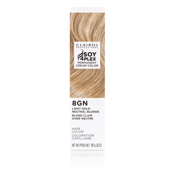 Clairol Professional 8GN Light Gold Neutral Blonde Permanent Cream Hair Color 2 oz at Sally Beauty