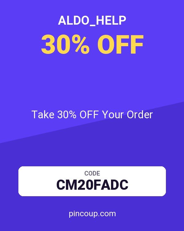 ALDO_Help coupon: Take 30% OFF Your Order