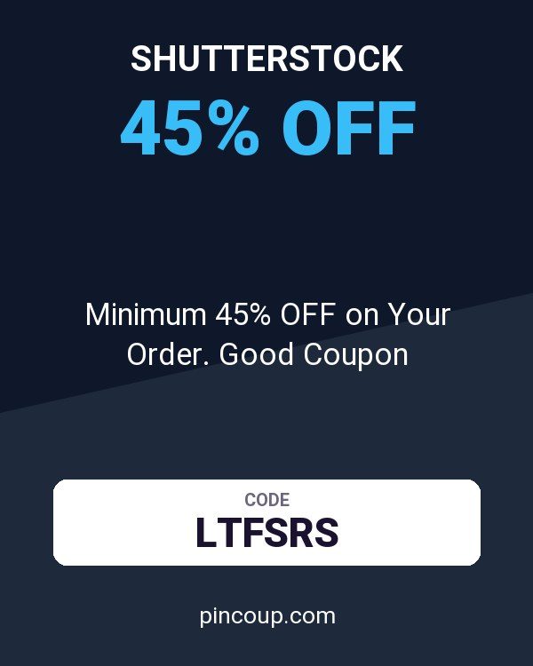 Shutterstock: Minimum 45% OFF on Your Order. Good Coupon