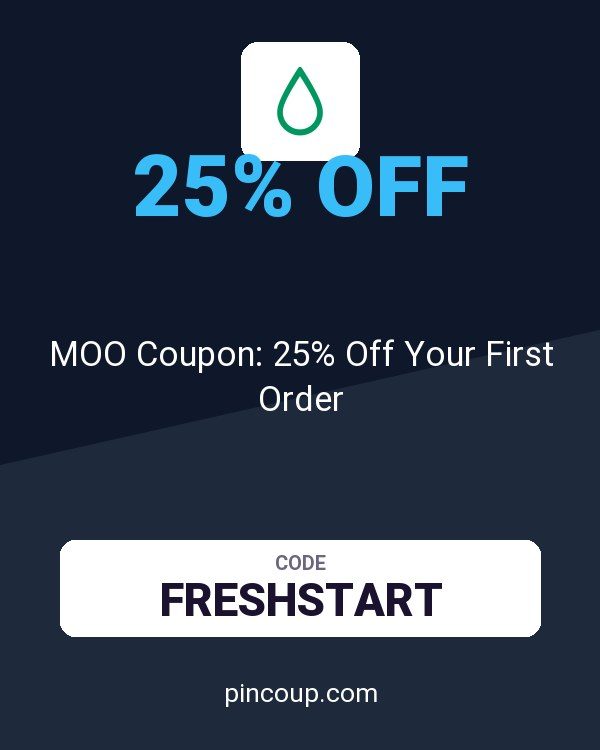 MOO Coupon: 25% Off Your First Order