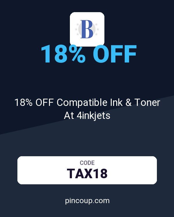 Bradford Exchange Checks coupon: 18% OFF Compatible Ink & Toner At 4inkjets