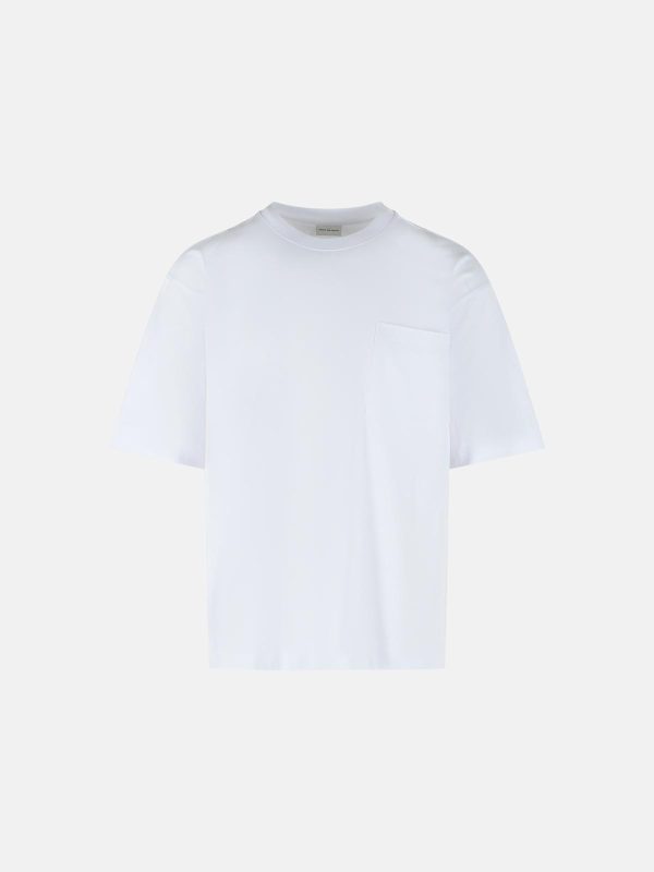 DRIES VAN NOTEN 'Heso' White Cotton T-Shirt at VALICO