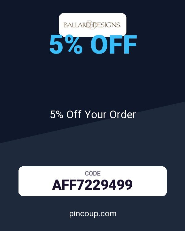 Ballard Designs coupon: 5% Off Your Order