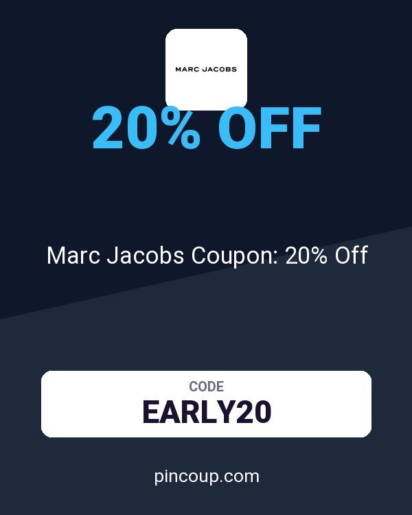 Marc Jacobs Coupon: 20% Off