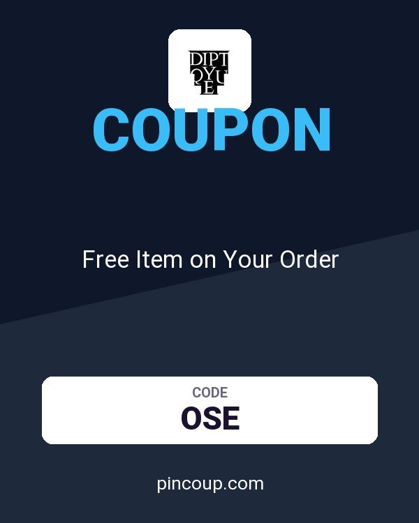 Diptyque coupon: Free Item on Your Order