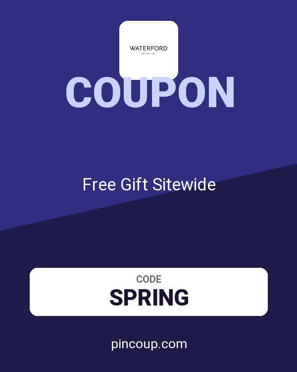 Waterford coupon: Free Gift Sitewide
