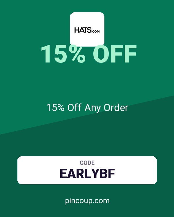 Hats.com coupon: 15% Off Any Order