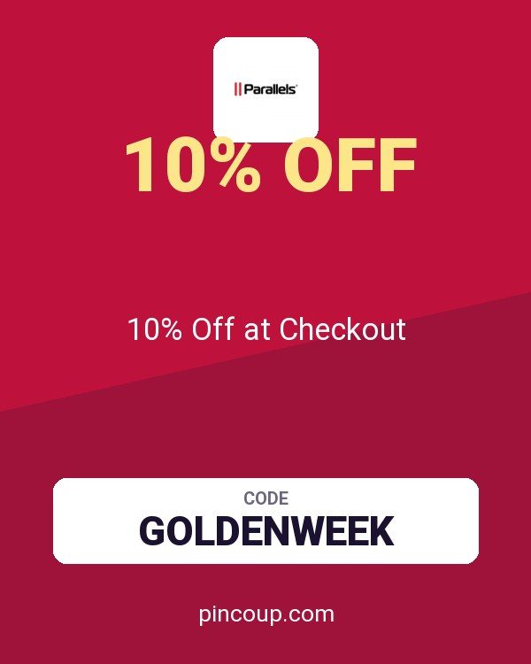 Parallels | Mac & Windows Virtualization coupon: 10% Off at Checkout