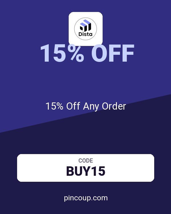 Distacart coupon: 15% Off Any Order