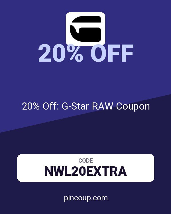 20% Off: G-Star RAW Coupon