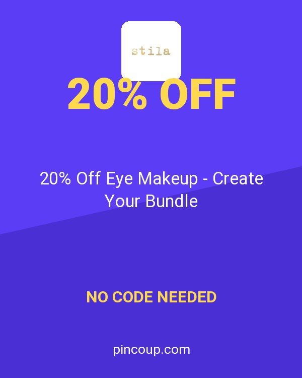 Stila Cosmetics coupon: 20% Off Eye Makeup - Create Your Bundle