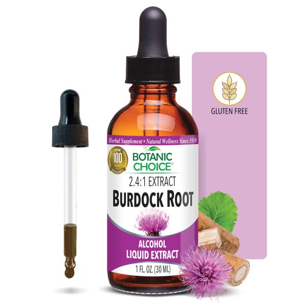 Burdock Root Liquid Extract - Digestive Support Supplement - 1 Oz at Botanic Choice