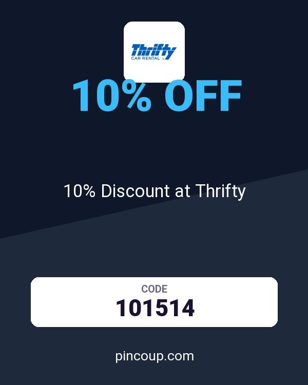 Thrifty Rent-A-Car System, Inc. coupon: 10% Discount at Thrifty